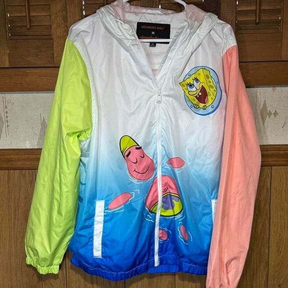 Nickelodeon Jackets & Blazers - SpongeBob SquarePants windbreaker jacket Size XL‎